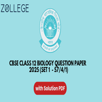 CBSE Class 12 Biology Question Paper 2025 with Solutions Set 1 57 4 1